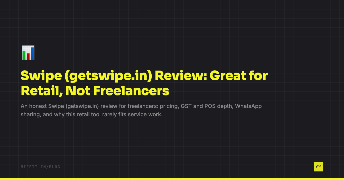 Swipe Billing Review: Great for Retail, Not Freelancers | Riffit Blog